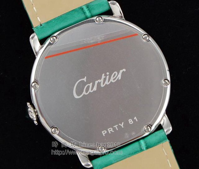 CARTIER手錶 獵豹流沙系列腕表 卡地亞金珠女表 卡地亞瑞士石英女士腕表  hds1852